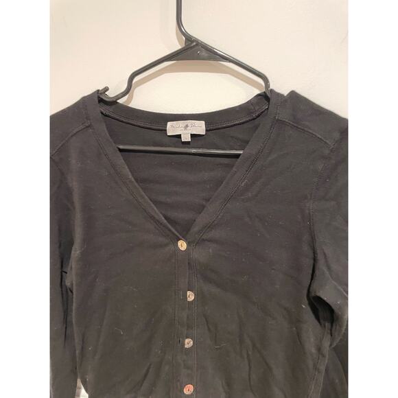Vintage Michael stars cardigan black button up size small - Picture 2 of 7